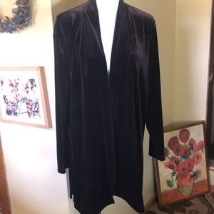 Vtg LAURA ASHLEY size Medium 
Velvet Stretchy High/Low Swing Rich Luxe Feel soft